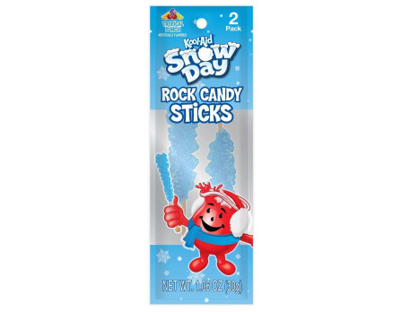 Kool-Aid 2Pk. Christmas Rock Candy Sticks Peg Bag 1.06oz.