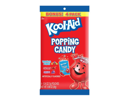 Kool-Aid Kool-Aid 4Pk. Popping Candy Peg Bag .98oz.