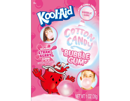 Kool-Aid Kool-Aid Cotton Candy Bubble Gum Peg Bag  1oz.