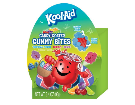Kool-Aid Easter Candy-Coated Gummy Bites Heart Box 3.4oz.