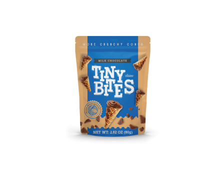 Tiny Bites Tiny Bites Milk Chocolate Waffle Cones Peg Bag 2.82oz.